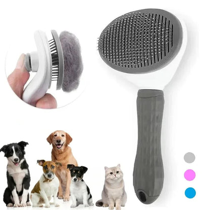 FurEase Self-Cleaning Pet Brush