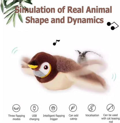 Chirpy Bird Cat Toy