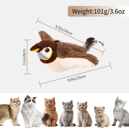 Chirpy Bird Cat Toy