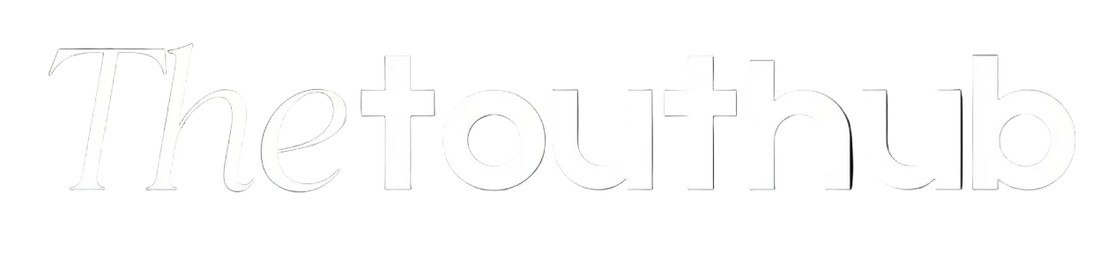 Black background with 'The tooth hub' text in white